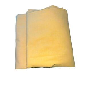 2 Wamsutta Queen Flat Vintage Sheets Supercale Plus Yellow Set Of 2‎ 72”x108”